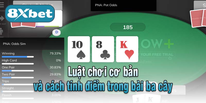 Luật chơi cơ bản và cách tính điểm trong bài ba cây